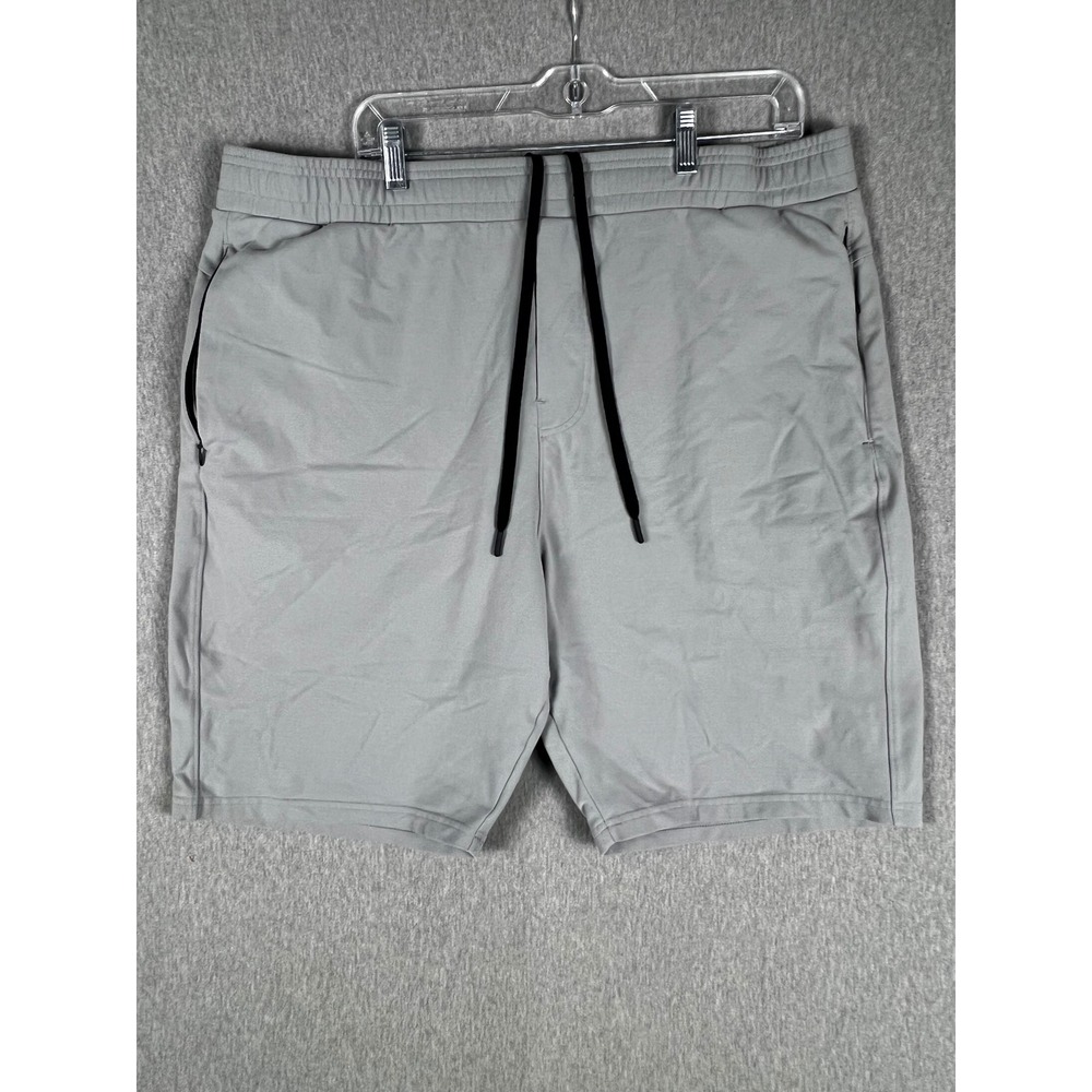 Public Rec All Day Every Day Shorts Mens Grey Performance Stretch 38 Waist